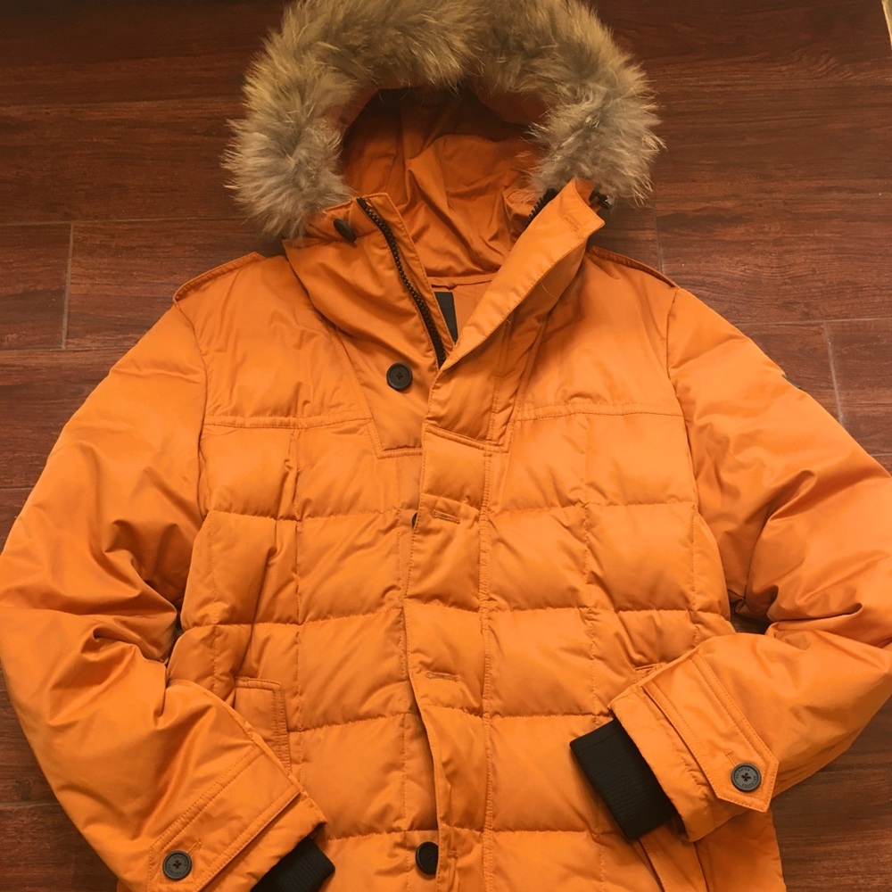 SELECTED goose down winter parka puffer jacket Lg